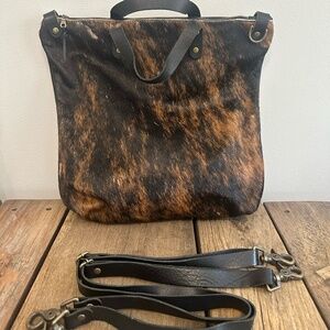 Jill Homestead The Backpack (Hot Honey/antique brass + Black leather) JH11421